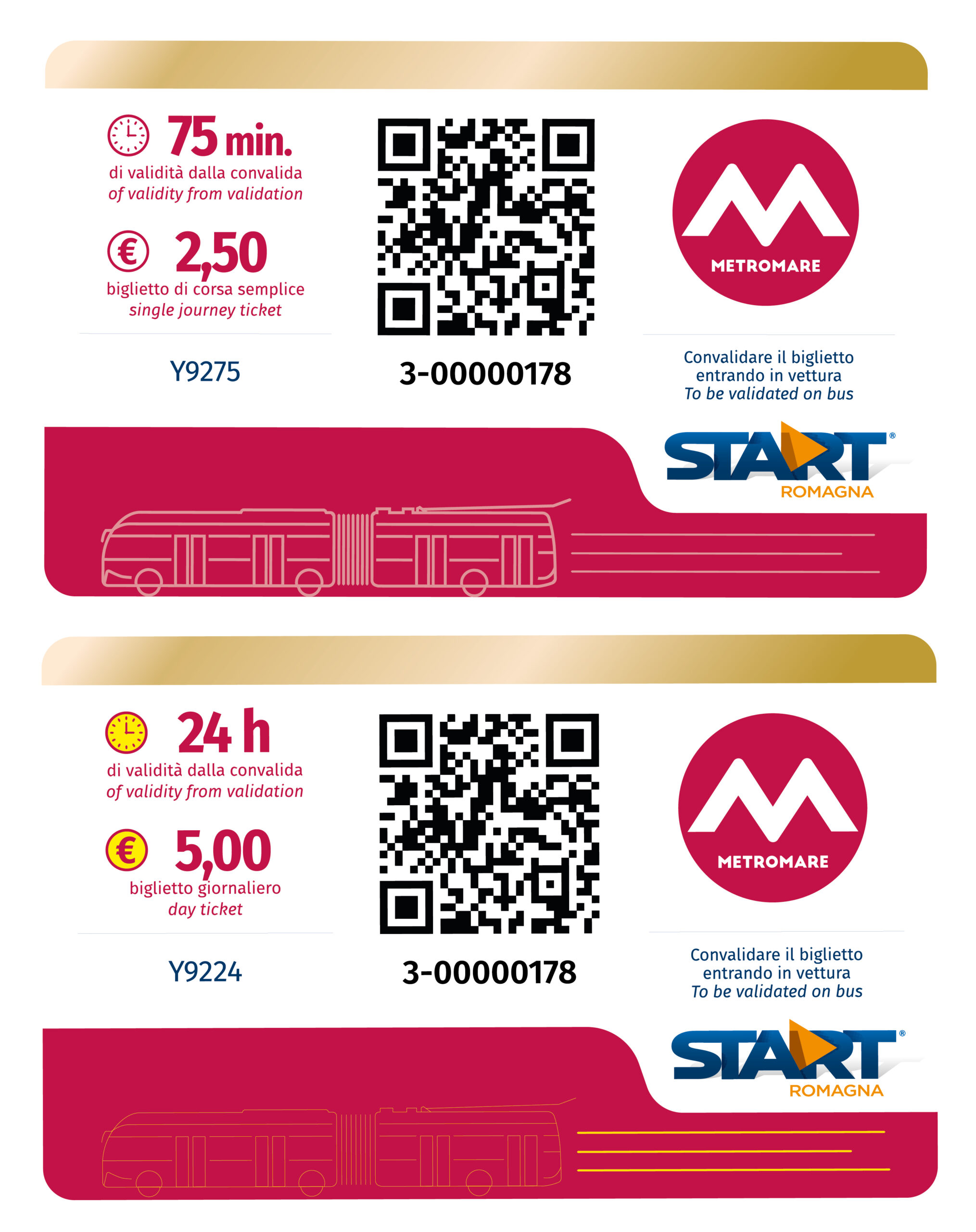 Thumbnail of campaign visual for Start Romagna QR Code tickets