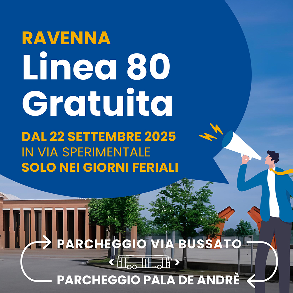 Dal 22 settembre in via sperimentale, la linea 80 offrirà un servizio gratuito
Nel tratto compreso tra il Parcheggio di Via Bussato e il Parcheggio Pala De André.
