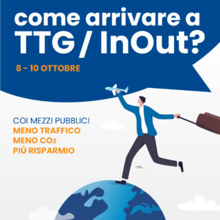 Ttg – InOut: collegamenti potenziati con la Fiera di Rimini dall’8 al 10 ottobre
