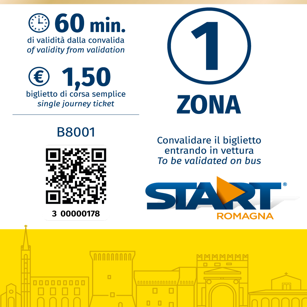 Dal 1° gennaio 2026 cambia il costo della corsa urbana a Forlì il biglietto per una corsa urbana nella rete di Forlì sarà di 1,50 euro, in linea con la tariffa dell’intera rete romagnola di Start Romagna 