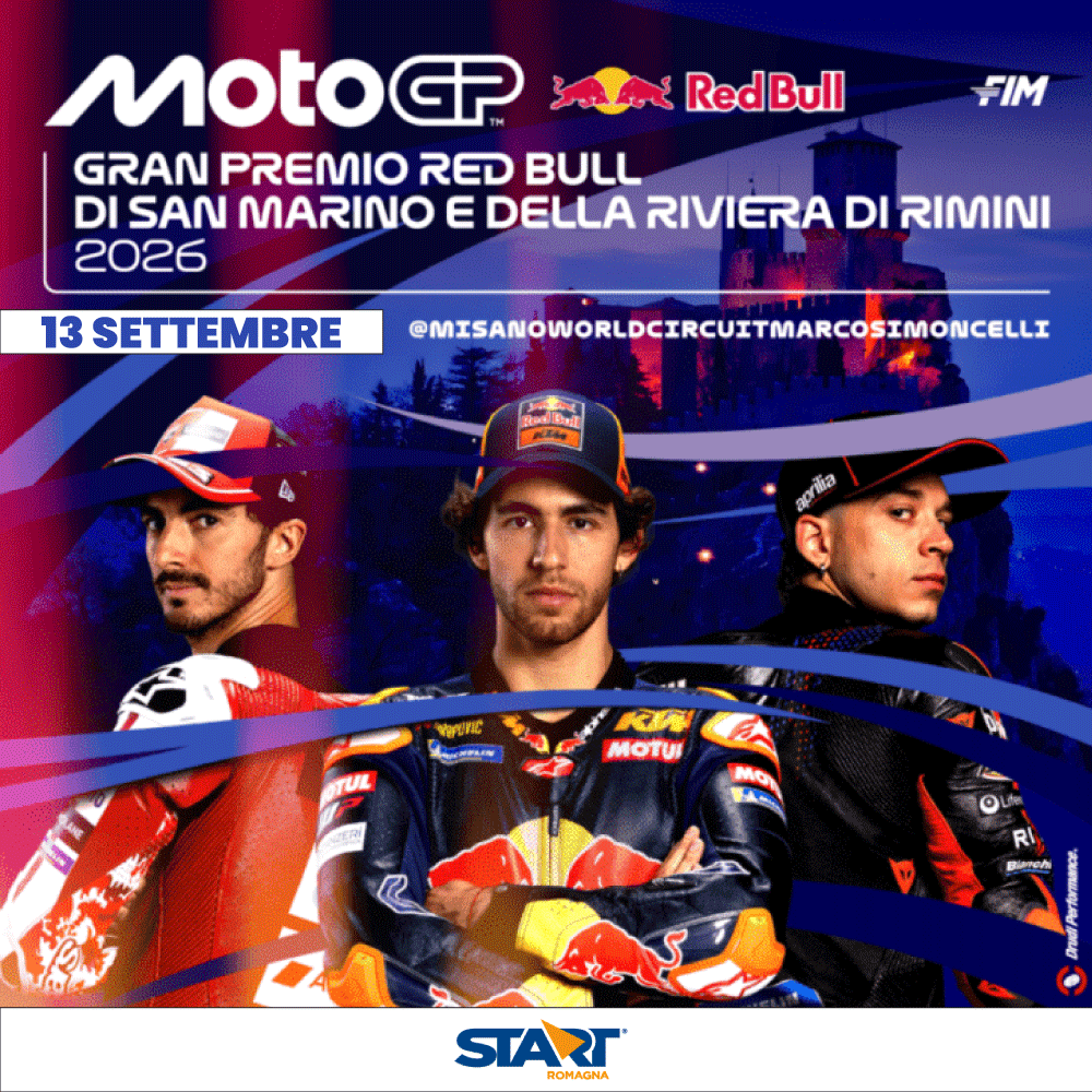 Al MotoGP con la navetta gratuita Domenica 13 settembre sono attivi servizi speciali gratuiti per raggiungere la Zona Artigianale di Misano dalle aree di Riccione, Misano Adriatico e Cattolica 