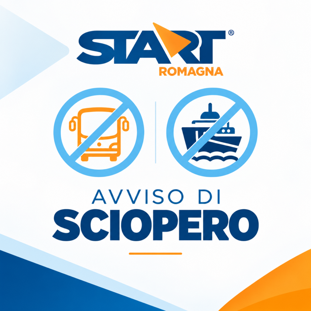 Martedì 15 settembre sciopero aziendale di 4 ore sul bacino di Ravenna
In occasione dello sciopero, potranno verificarsi interruzioni o ritardi nel servizio di trasporto pubblico.
